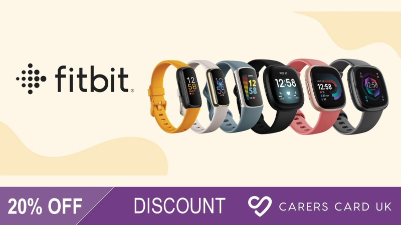 20 percent off Fitbit products for card holders!