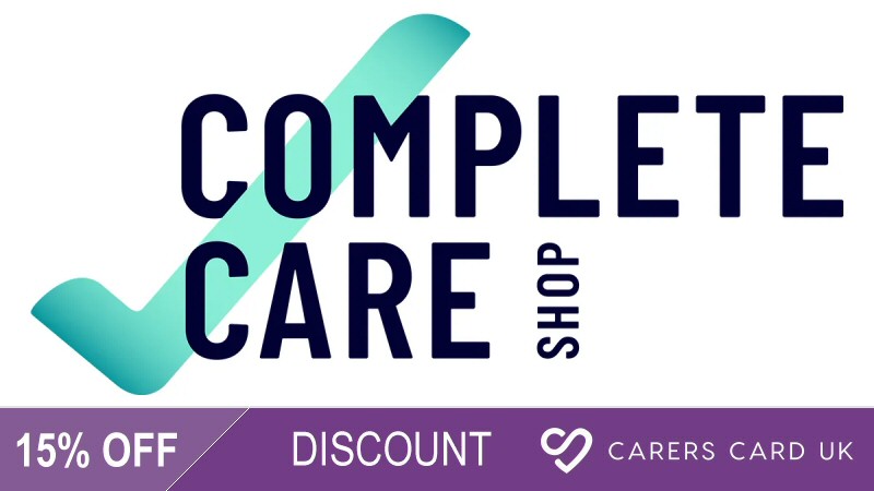 15 percent off at The Complete Care Shop for card holders!