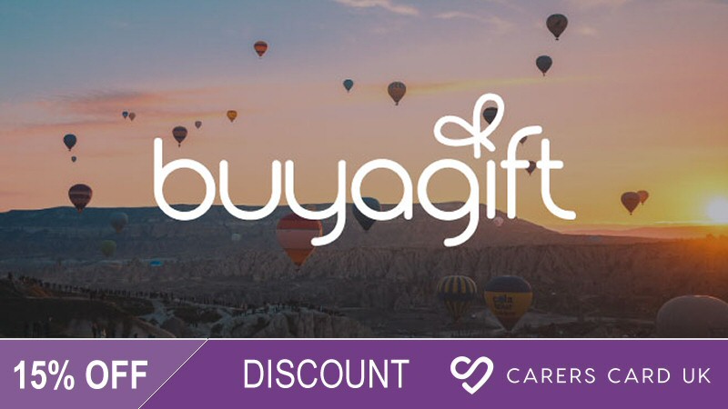 15 percent off Buyagift for card holders!